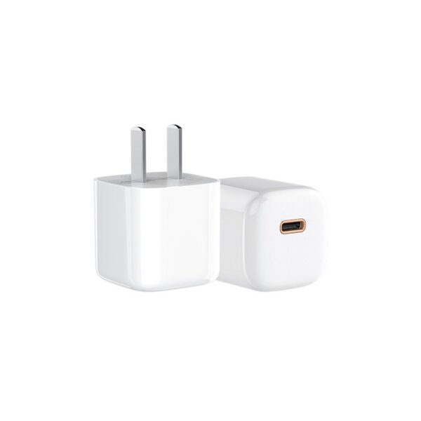 Qieo 20W PD USB-C Wall Charger, Compact Mini Fast Charging Power Adapter Block for iPhone & Android Smartphones